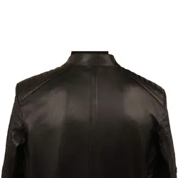 کاپشن چرم طبیعی مردانه کد 1004