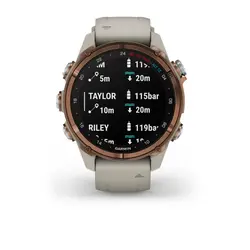 ساعت هوشمند گارمین Descent Mk3i – 43mm Silicone Band