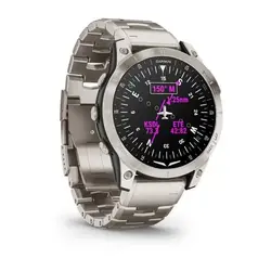 ساعت گارمین D2 Mach 1 Aviator Titanium Band