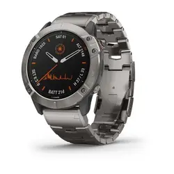 ساعت گارمين Fenix 6X Pro Solar titanium Band