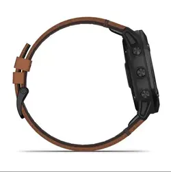 ساعت گارمين Fenix 6x sapphire black leather band