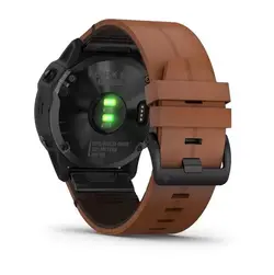 ساعت گارمين Fenix 6x sapphire black leather band