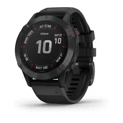 ساعت گارمین Fenix 6 Pro Black Silcone