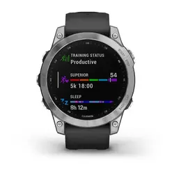 ساعت گارمین fenix 7 Standard Edition Silver Graphite Band