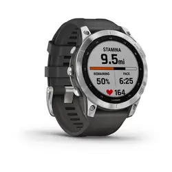 ساعت گارمین fenix 7 Standard Edition Silver Graphite Band