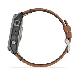 ساعت گارمین fenix 7X Sapphire Solar Chestnut Leather Band