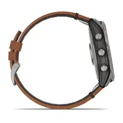 ساعت گارمین fenix 7X Sapphire Solar Chestnut Leather Band