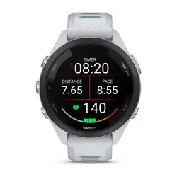 ساعت گارمین Forerunner 265S Black Bezel with Whitestone Band