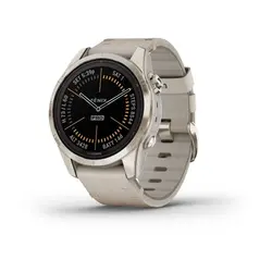 ساعت گارمین Fenix 7S Pro Sapphire Solar Edition Soft Gold Leather Band