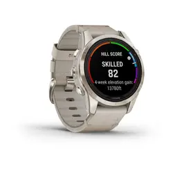 ساعت گارمین Fenix 7S Pro Sapphire Solar Edition Soft Gold Leather Band