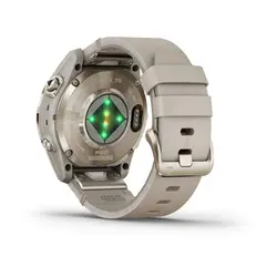 ساعت گارمین Fenix 7S Pro Sapphire Solar Edition Soft Gold Leather Band