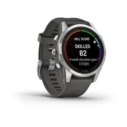 ساعت گارمین Fenix 7S Pro Solar Edition Silver with Graphite Band