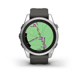 ساعت گارمین Fenix 7S Pro Solar Edition Silver with Graphite Band