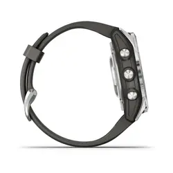 ساعت گارمین Fenix 7S Pro Solar Edition Silver with Graphite Band