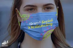 طرح موکاپ ماسک