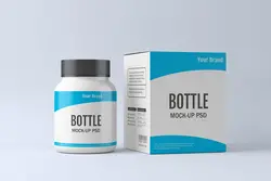 موکاپ ظرف و جعبه قرص