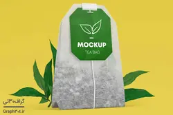 موکاپ چای کیسه‌ای