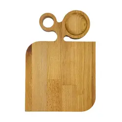 تخته سرو چوبی راش مدل همبرگر کد 142 - گراش چوب