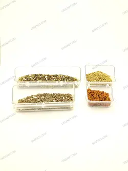 پک چهار تایی ظروف کریستالی غذای پرنده