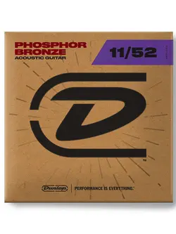 Dunlop Phosphor Bronze Acoustic Guitar Strings 11-52 Gauge