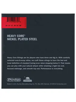 Dunlop Heavy Core Electric Guitar Strings 10-60