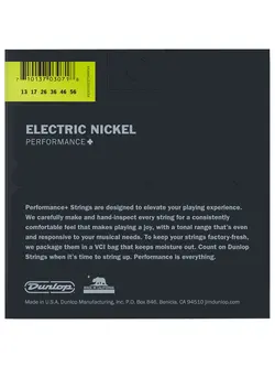 Dunlop Electric Guitar Strings 13-56 Gauge
