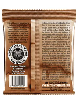 Ernie Ball Earthwood Extra Light Phosphor Bronze Acoustic Guitar Strings 10-50 Gauge