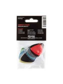 Dunlop Guitar Pick Variety Pack Medium Heavy 12 Pack
