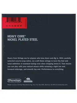 Dunlop Heavy Core Electric Guitar Strings 11-50