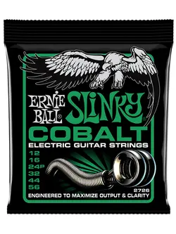 Ernie Ball Not Even Slinky Cobalt Electric Guitar Strings 12-56 Gauge