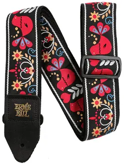Ernie Ball Redbird Rising Jacquard Guitar Strap
