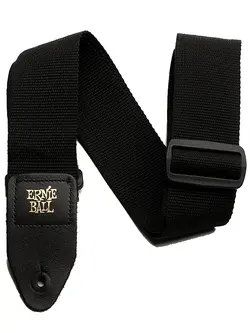 Ernie Ball Black Polypro Guitar Strap
