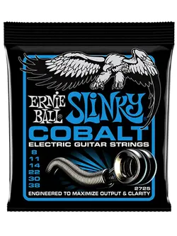 Ernie Ball Extra Slinky Cobalt Electric Guitar Strings – 8-38 Gauge