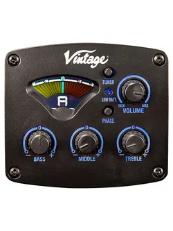 Vintage Historic Series Dreadnought Acoustic-Electric Guitar Vintage Sunburst