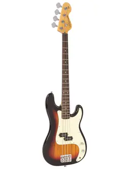 Vintage V40 Coaster Series Bass Guitar 3-Tone Sunburst