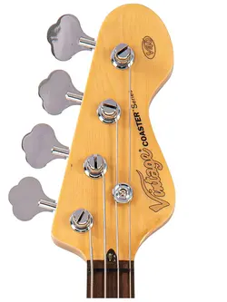 Vintage V40 Coaster Series Bass Guitar Boulevard Black