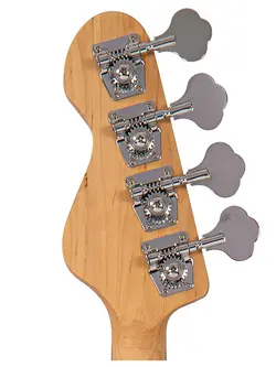 Vintage V40 Coaster Series Bass Guitar Vintage White