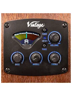 Vintage Statesboro Dreadnought Acoustic-Electric Guitar