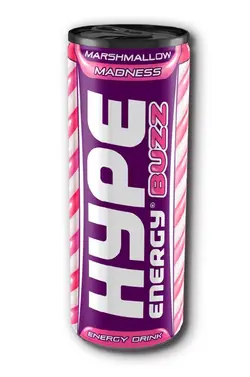 نوشیدنی انرژی زا هایپ با طعم مارشمالو 250 میل Hype