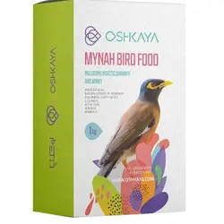 غذای مرغ مینا اوشکایا مدل لارو حشرات وزن 1 کیلوگرم