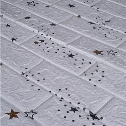 دیوارپوش فومی مدل آجری ستاره
