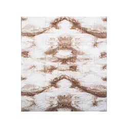 دیوارپوش فومی مدل آجری ابروباد کرمی