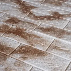 دیوارپوش فومی مدل آجری ابروباد کرمی