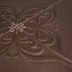 دیوارپوش فومی مدل قابی قهوه ای