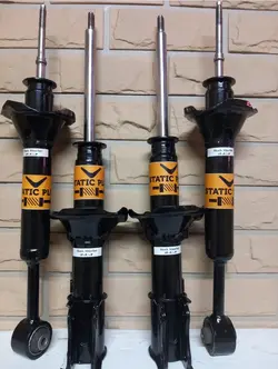 کمک پراید☆‌‌‌‌‌‌‌پک کامل 4عددی کمک فنر جلو و عقب پراید مارک STATIC plas فراوری ساخت تکنولوژی برترتولید  (دو گانه سوز)  تضمین کیفت کالا ☆6شش ماه ☆تسویه هنگام تحویل کالا درب منزل☆تماس 09172266896