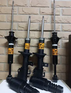 کمک تیباپک کامل 4 عددی کمک فنر تیبا مارک STATIC plas فراوری ساخت تکنولوژی برترتولید  (گازی،روغنی)  تضمین کیفت کالا ☆6شش ماه ☆تسویه هنگام تحویل کالا درب منزل☆تماس 09172266896 در صورت تمایل به پرداخت درب منزل تماس بگیرید