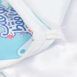 جانماز جیبی کیفی مخمل کودکانه با شعار تو قلب ما فقط علی امیره