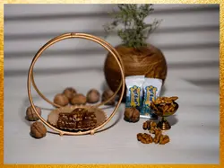 حلوا سوهانی لقمه ای با مغز گردو جعبه ای 900 گرمی