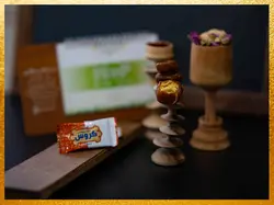 حلوا سوهانی لقمه با مغز شیرینی نخودی پک 1000 گرمی