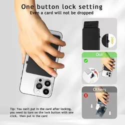 جا کارتی مگنتی ژوس Zhuse ZS-CB-001 Magnetic Credit Card Holder